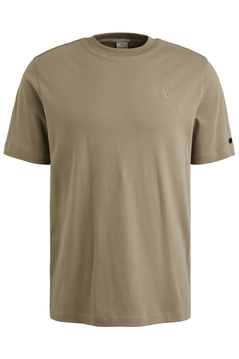 Cast Iron short sleeve r-neck regular fit in